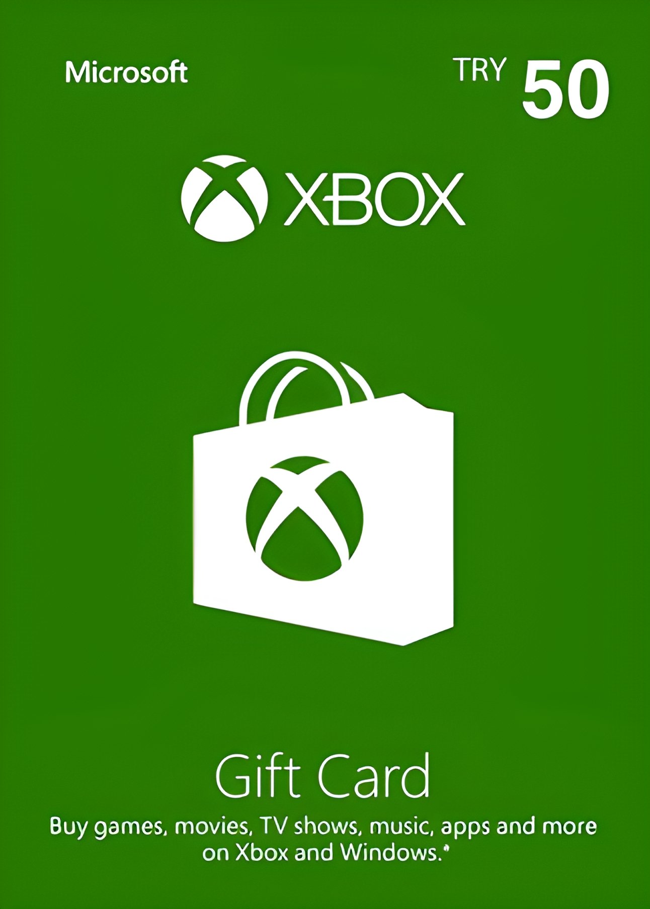 Xbox Live Gift Card 50 TRY – Turkey