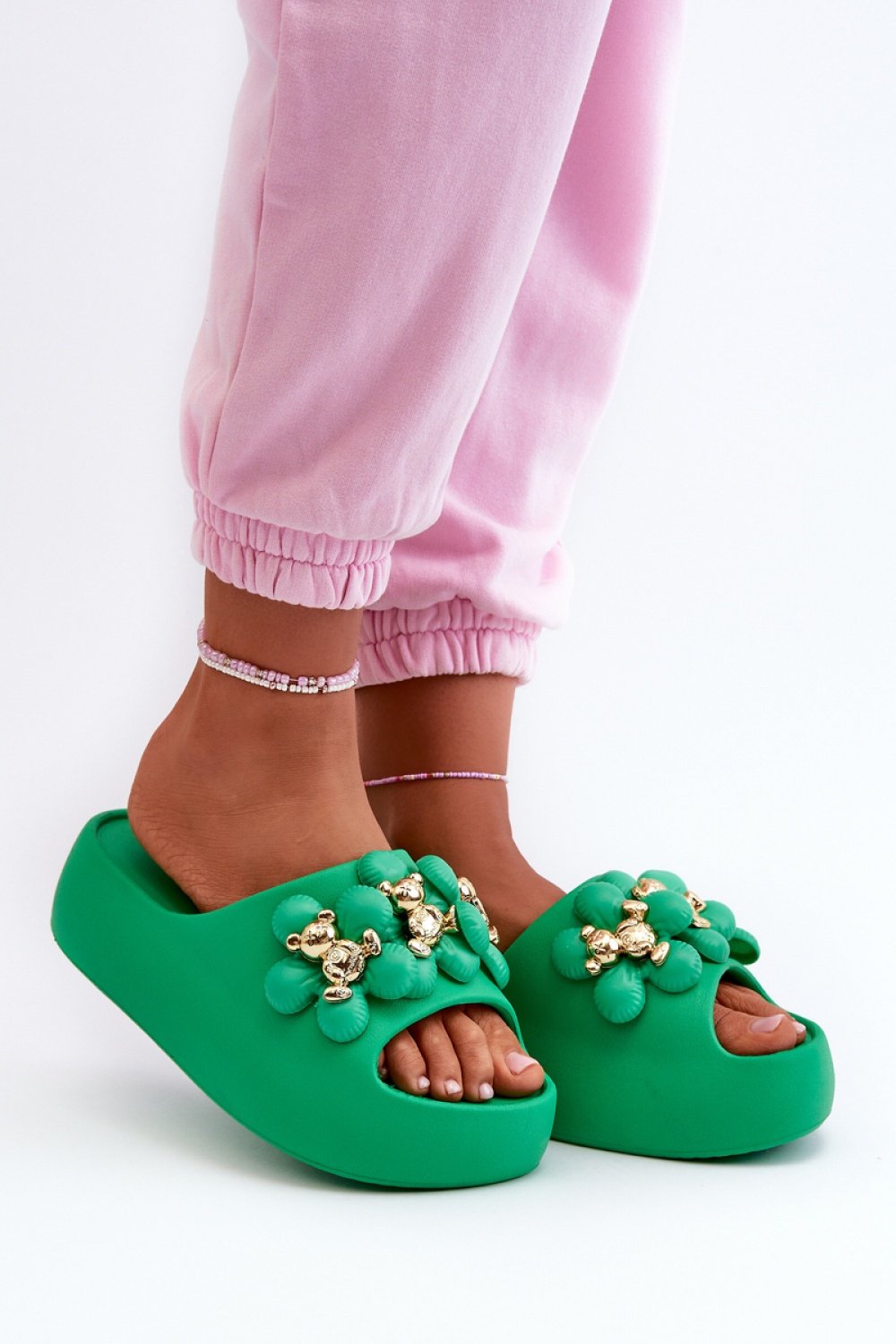green Flip-flops model 198599 Step in style at obors.com