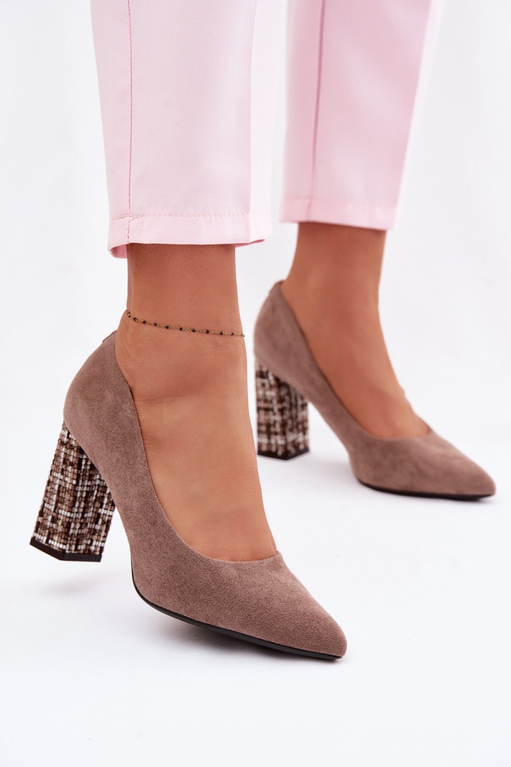 Block heel pumps Step in style