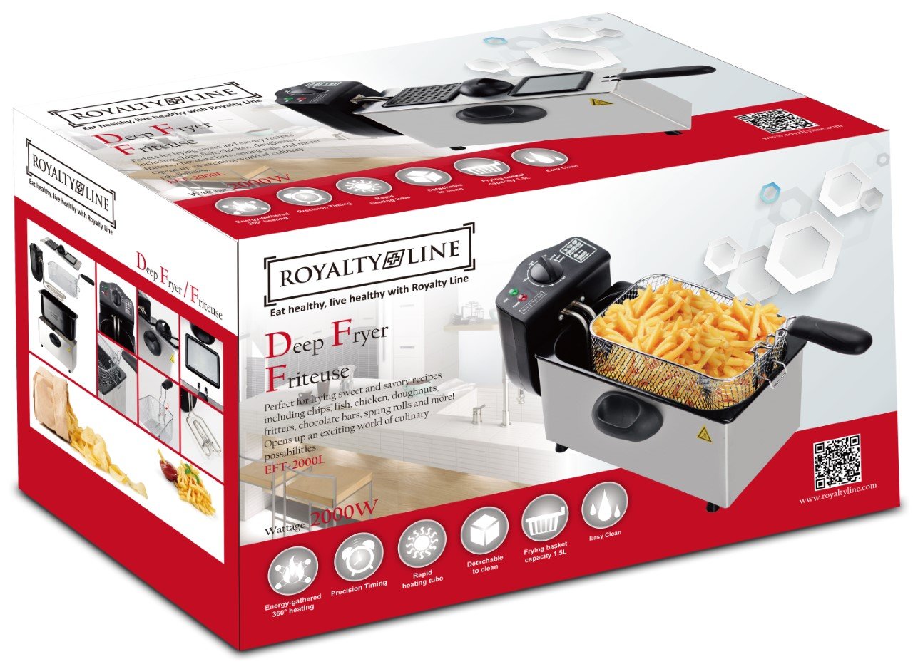 Ligne de redevances EFT-2000L ; Friteuse 3L - Image 2