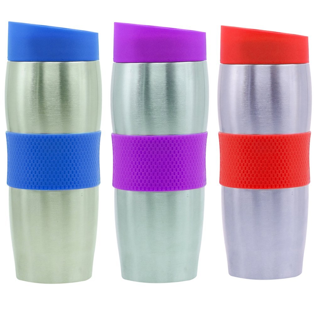 Cenocco CC-6000: Stainless Steel Vacuum Travel Mug (Red)