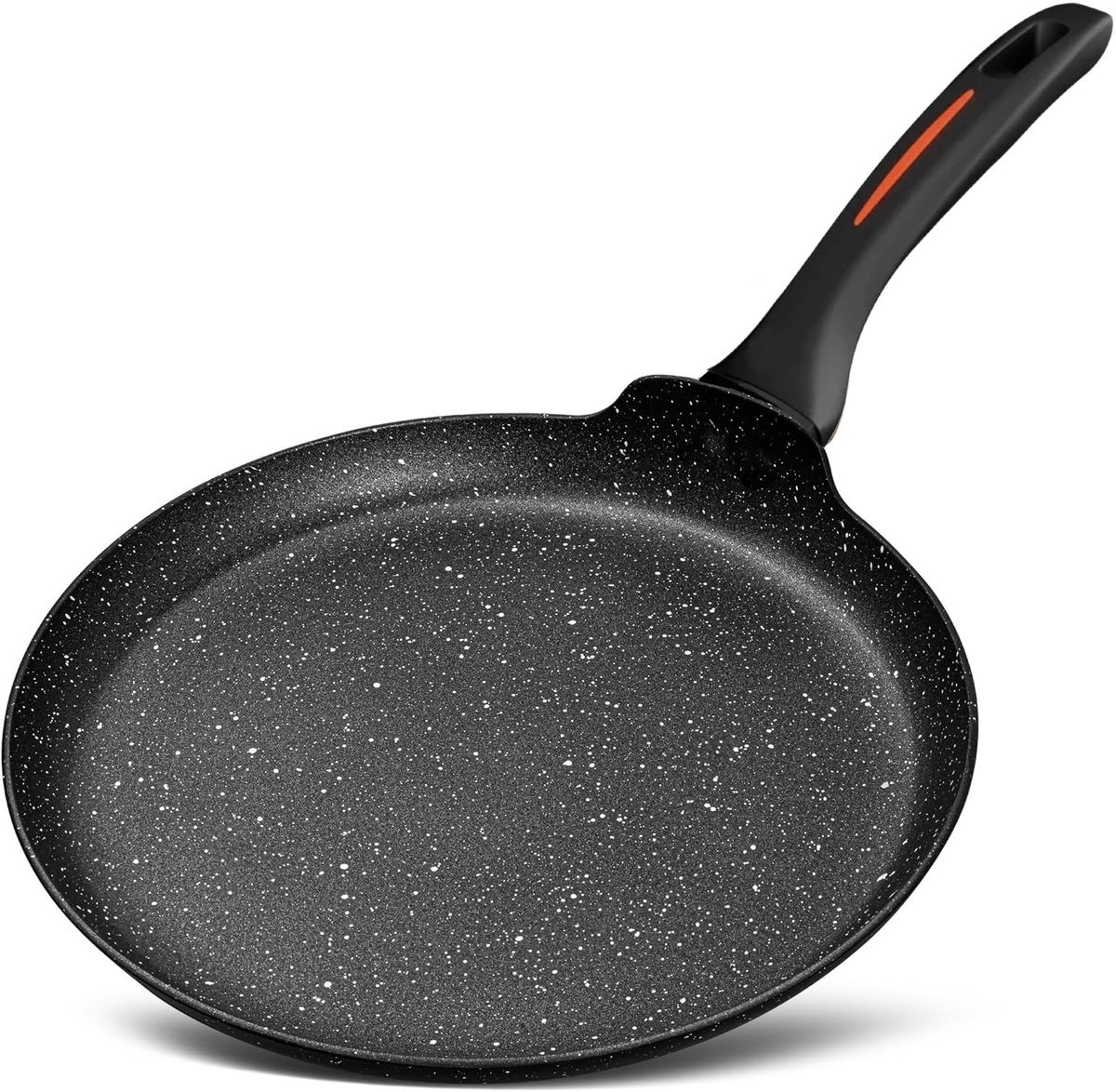 Royalty Line RL-FQN24: Forged Aluminum Pancake Pan with Marble Coating