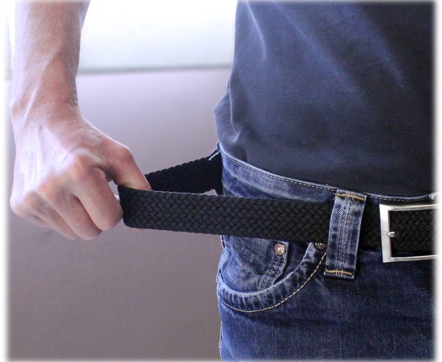 Wellys Black Flexi Belt - Image 2