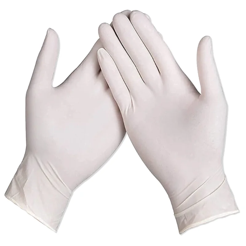 Master Gloves: Pack of 100 Latex Disposable Powdered Gloves – Size L