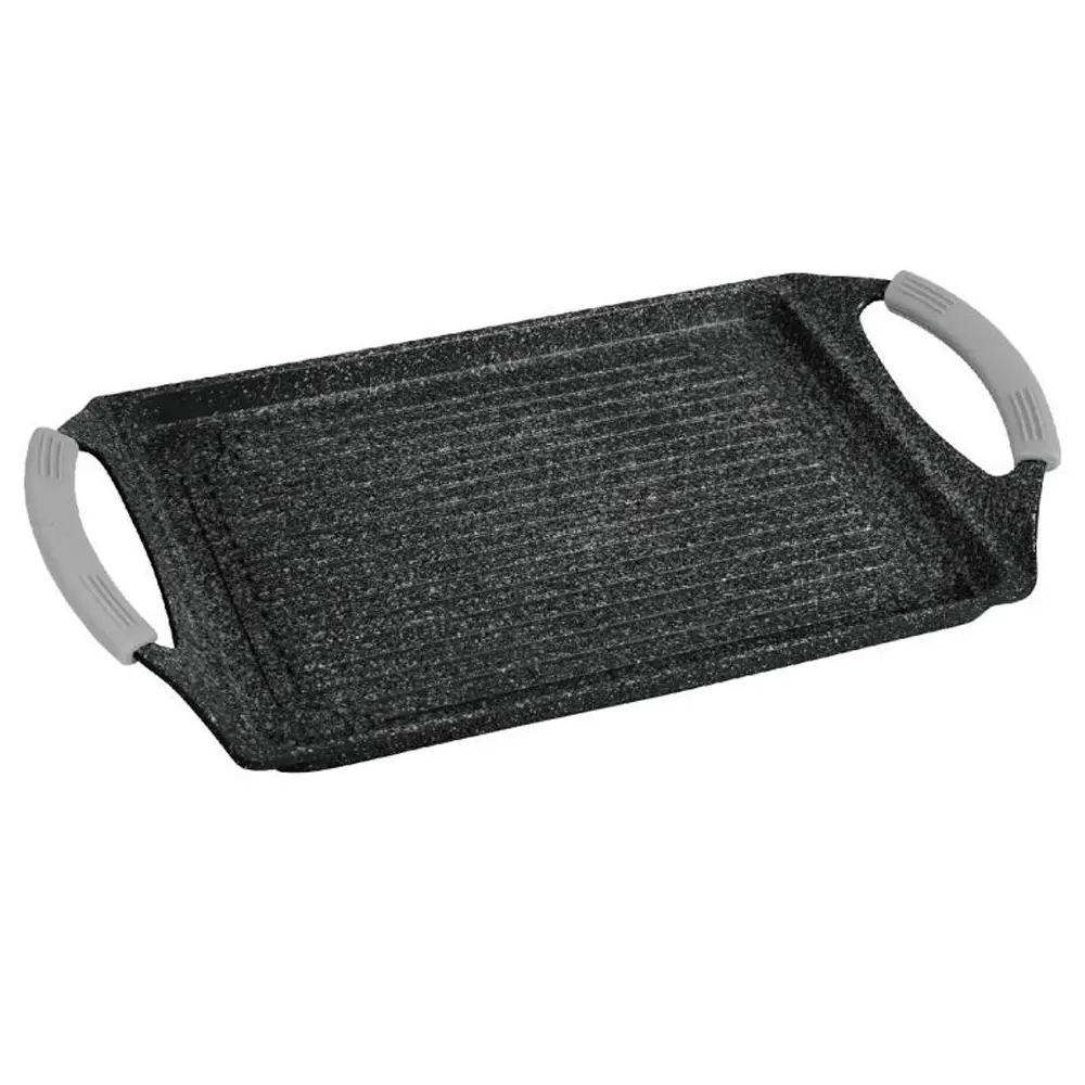 Eisenbach EB-GP47MZ: 47cm Marble Coated Grill Pan