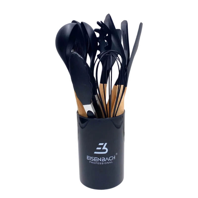 EisenbachA0022: 12-Piece Kitchen Utensils Set – Wood