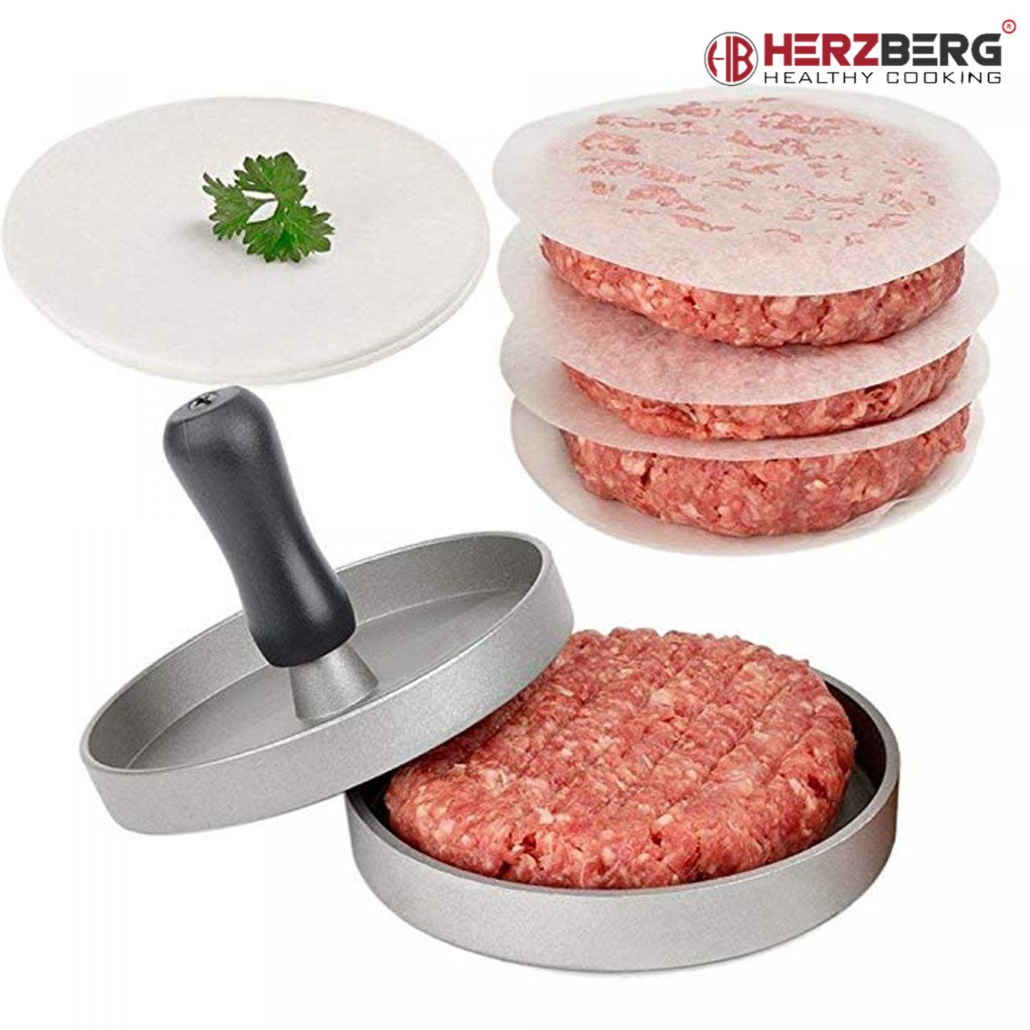 Herzberg Hamburger Grill Press - Image 3