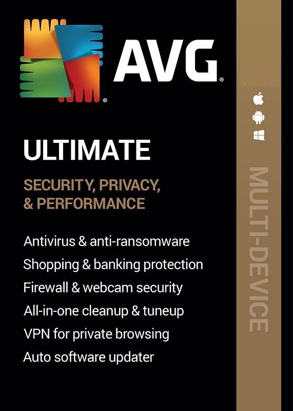 AVG Ultimate Multi-Device (10 Devices, 2 Years) – AVG PC, Android, Mac, iOS – Key GLOBAL