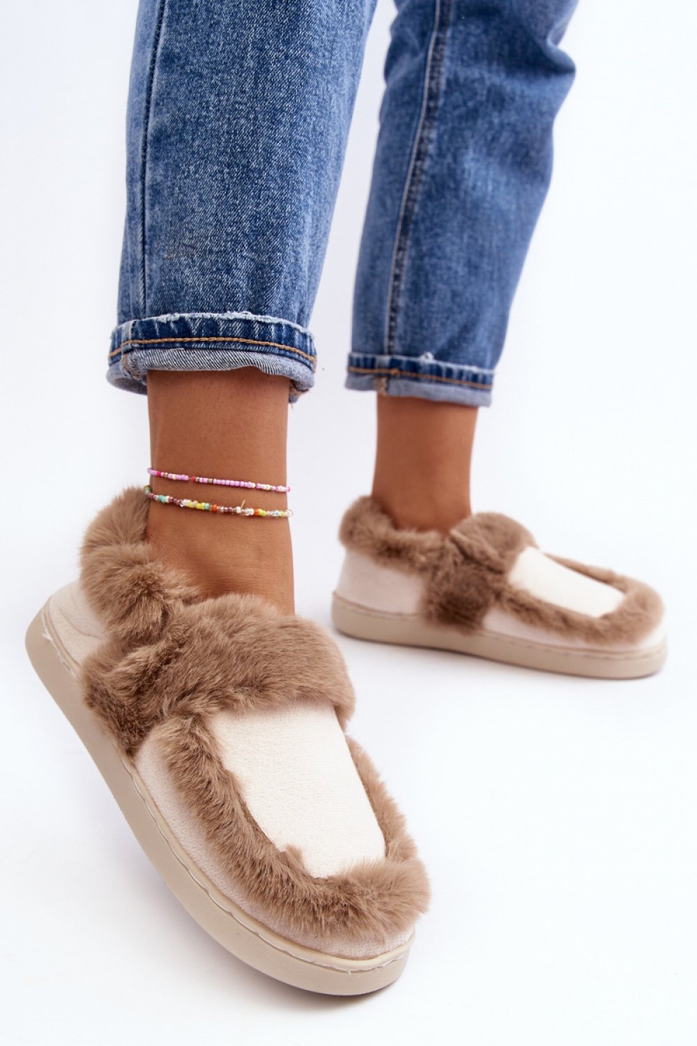 beige Slippers model 189096 Step in style at obors.com