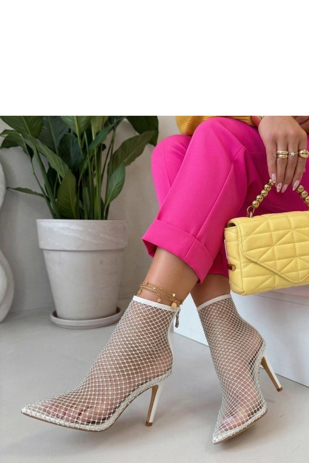 white Heel boots model 226570 Solea at obors.com