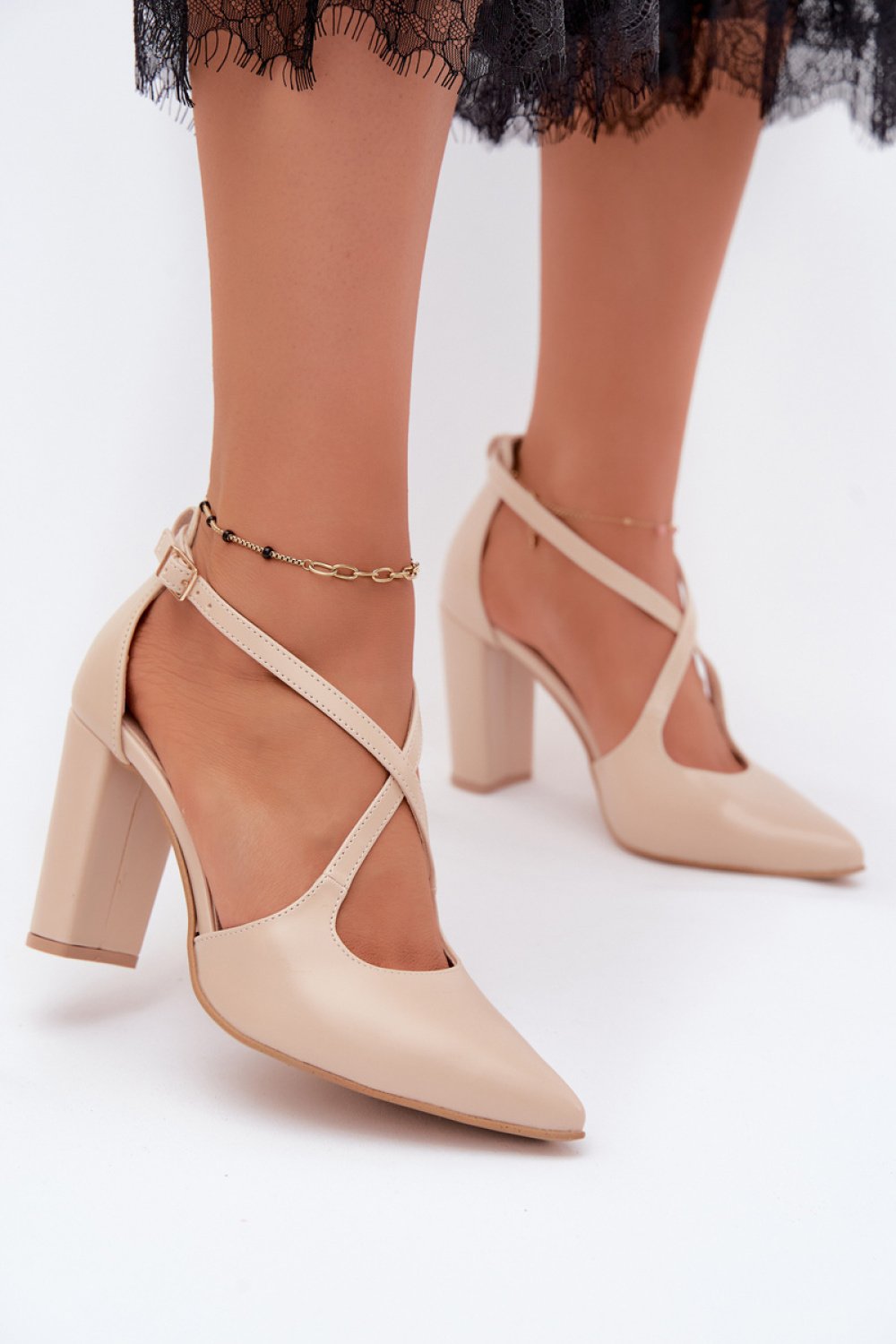 Block heel pumps Step in style