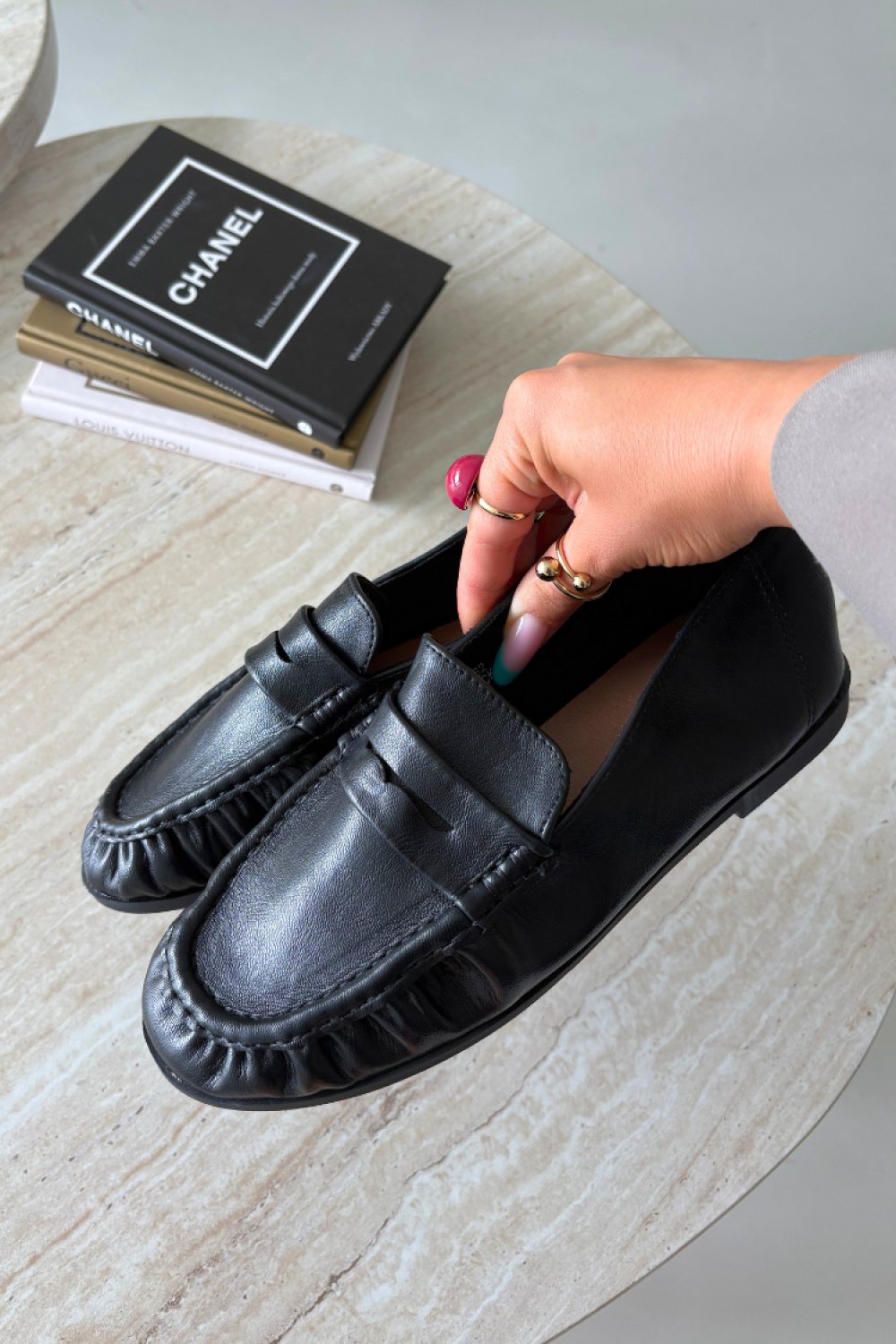 black Mocassin model 230603 Step in style at obors.com